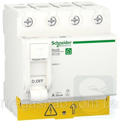 Диф. реле (УЗО) Schneider 4 р 40А/30 мА RESI9, фото 1
