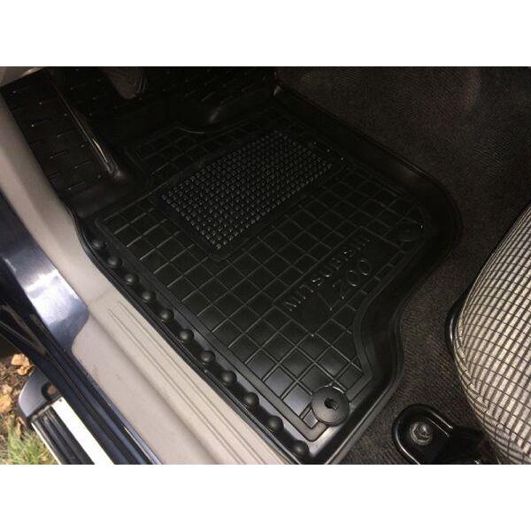 Гумові килимки в салон Mitsubishi L200 2006-, фото 1
