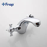 Змішувач для умивальника Frap F1024, хром, фото 5