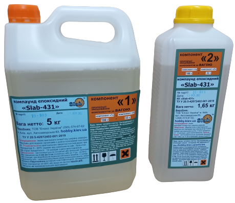епоксидна смола для дерева КЕ «Slab-431» епоксидна смола для дерева КЕ «Slab-431»