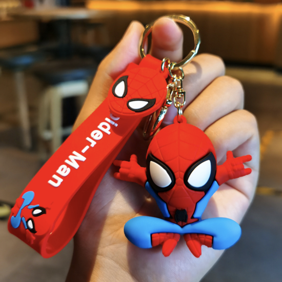 Брелок для ключів Людина Павук 3D Takara Tomy червоно-синій