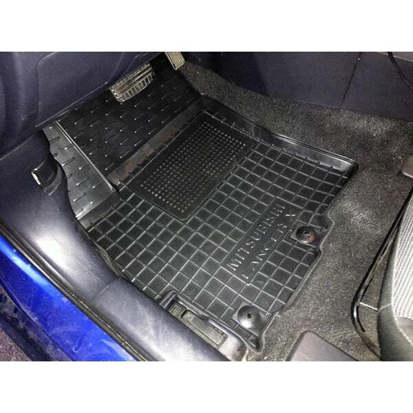 Гумові килимки в салон Mitsubishi Lancer (10) 2007-, фото 1