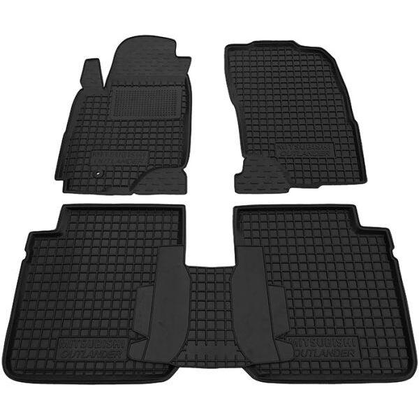 Гумові килимки в салон Mitsubishi Outlander 2003-2007, фото 1