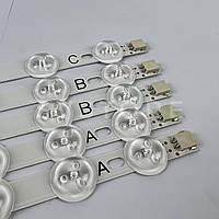 Комплект LED подсветки типа ABC For LG 39'' TV 9FLHY168D 39PF3025D 39FHD-CNOV LC-39LD145K VES390UNDC-01 VES400UNDS-02