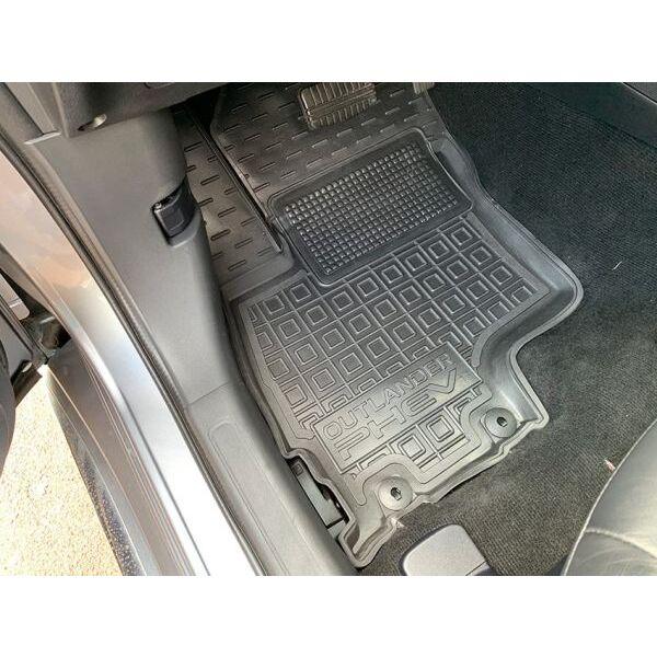 Гумові килимки в салон Mitsubishi Outlander 2017- PHEV, фото 1