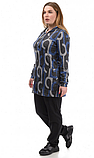 Жіночий трикотажний костюм LOLA букви розмір від 50 до 60, фото 2