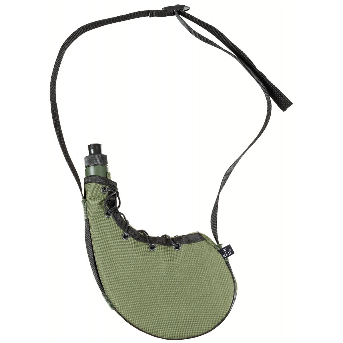 Фляга армейская, оливковая, пластик, 750 мл - фото 1 - id-p1699531314