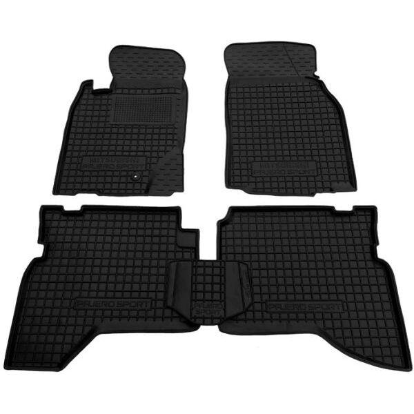 Гумові килимки в салон Mitsubishi Pajero Sport 1998-2007, фото 1
