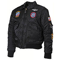 Детская куртка пилота США, CWU, черная