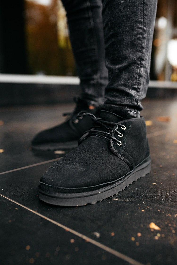 Черевики чоловічі чорні зимові Ugg Neumel Black (04040)