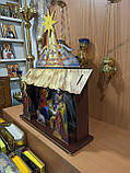 Шопка вертеп "Христос Рождається" (75*21*90 висоти), фото 5