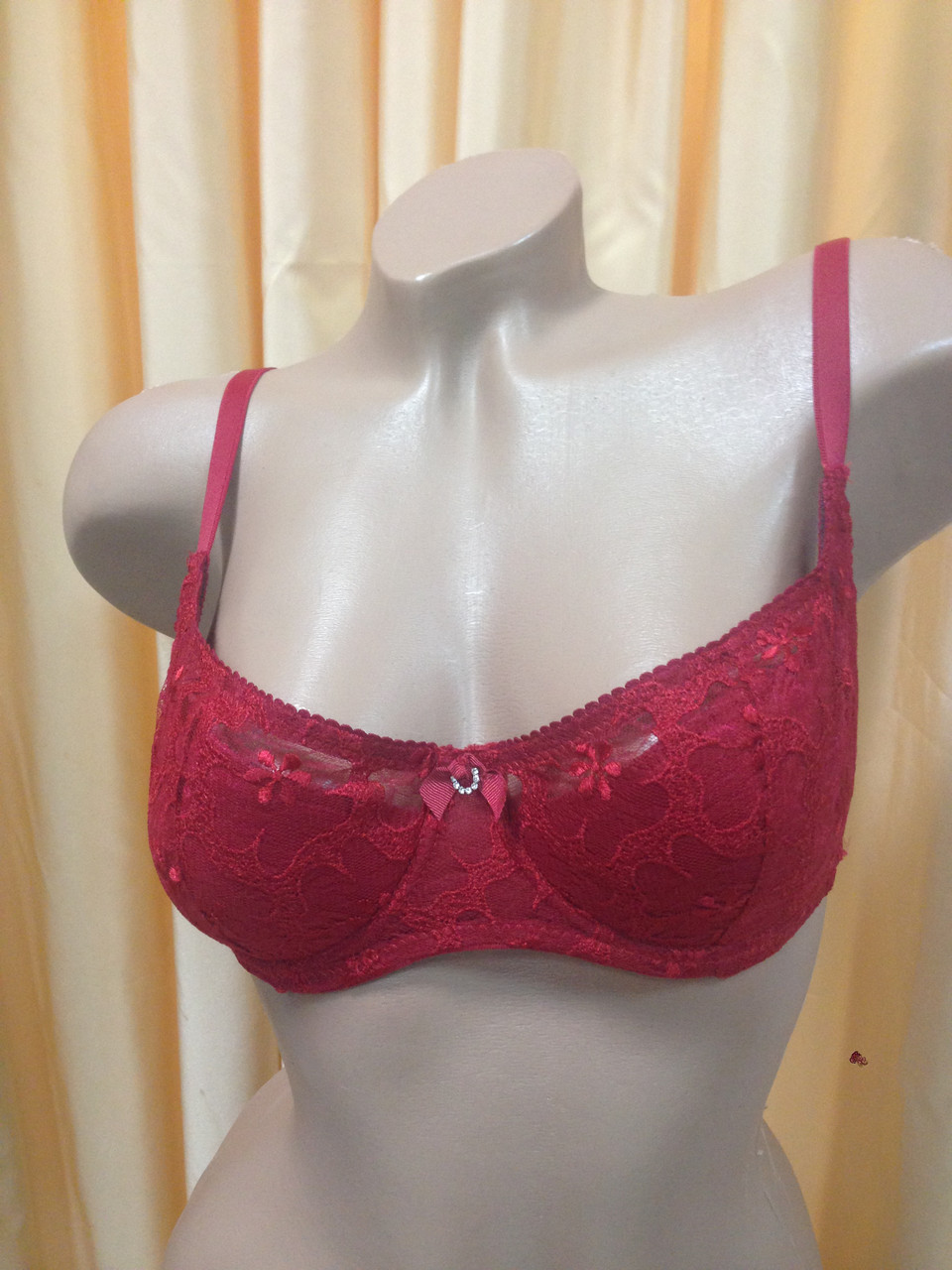 Бюстгальтер-балконет, фарбований 75F