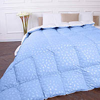 Одеяло пуховое зимнее 140x205 полуторное Bio-Blue 70% пух KARMEN 1858 (зима+)