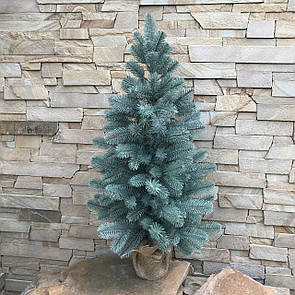 Ялинка лита Premium в мішковині 90 см блакитна