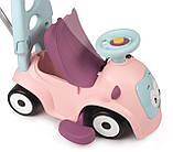 Уцінка! Машина для катання малюка Smoby Toys Маестро 3 в 1 зі звуковими ефектами рожева (720305), фото 5
