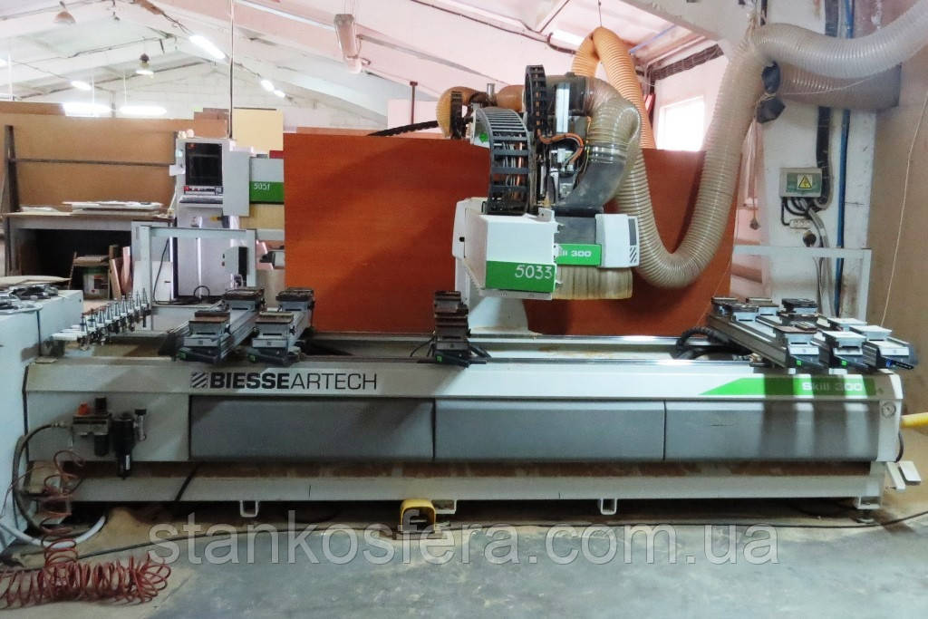 Biesse Skill 300 Artech б/у фрезерний верстат із ЧПУ 2008 р. для фасадів МДФ