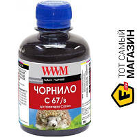 Чернила WWM Canon IPF-107Bk Black, 200г (C67/B) Black 200