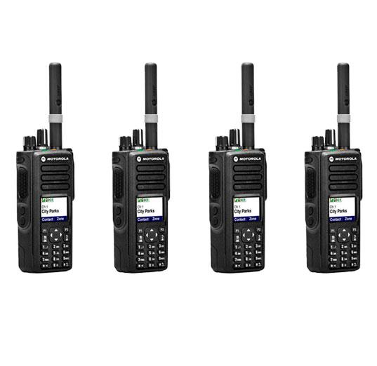 Комплект 4 штуки Рація Motorola MotoTRBO DP4800 VHF AES-256 шифрування