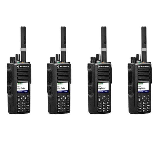 Рація Motorola професійна MotoTRBO DP4800 VHF AES-256 цифрова з дисплеєм, 4 шт