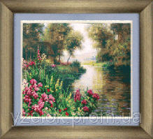 Набір для вишивання бісером на авторській канві: Флокси