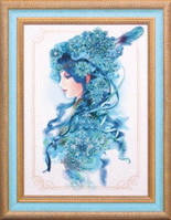 Набір для вишивання бісером на авторській канві: Снігова королева