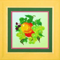 Набір для вишивання бісером на авторській канві: Фруктова насолода