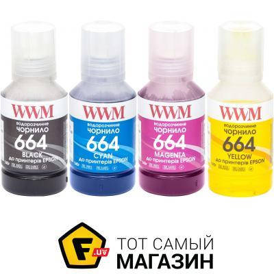 Купить Набор чернил WWM Комплект чернил WWM 664 B/C/M/Y для Epson ...