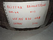 Б/в 255/55 R20 107R Зимова шина Bridgestone Blizzak DM-V1, фото 2