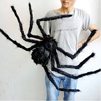 Огромный паук RESTEQ игрушка. Большой черный тарантул 75 см