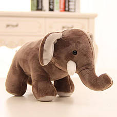 М'яка іграшка слоник RESTEQ. Милий плюшевий мамонт, 30см, фото 2