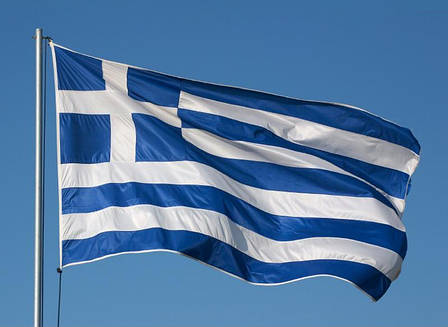 Прапор Греції 150х90 см. Грецький прапор поліестер RESTEQ. Greek flag, фото 1