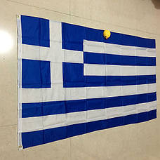 Прапор Греції 150х90 см. Грецький прапор поліестер RESTEQ. Greek flag, фото 5