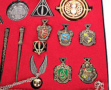 Подарунковий набір атрибутика зі світу Гаррі Поттера. Чарівні палички, медальйони, кулони Гаррі Поттер, фото 2