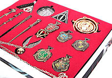 Подарунковий набір атрибутика зі світу Гаррі Поттера. Чарівні палички, медальйони, кулони Гаррі Поттер, фото 3