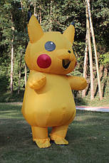 Надувний костюм Пікачу RESTEQ для дорослого. Pikachu костюм. Пікачу косплей, фото 2