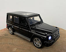 Модель автомобіля Mercedes AMG G65 масштаб 1:32 з фарами, що світяться, фото 3