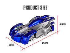Машинка радіокерована, їздить по стінах та стелі, світяться фари 15х8х4.3см, фото 2
