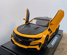 Модель автомобіля Chevrolet Camaro зменшена 1:32 зі фарами, що світяться, і звуковими ефектами мотора, фото 2