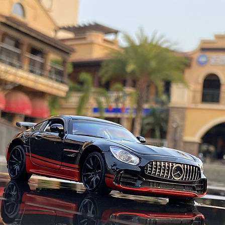 Модель автомобіля Mercedes Maisto AMG GT зменшена 1:32 зі фарами, що світяться, і звуковими ефектами мотора., фото 2