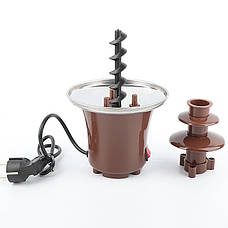 Шоколадний фонтан для фондю Chocolate Fountain, фондюшниця. Фондюшниця у вигляді фонтану, фото 3