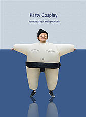Надувний костюм Сумо RESTEQ для дорослого, Борець Sumo 150~200см, фото 2