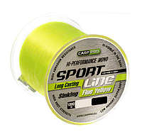 Карповая леска 1000м Carp Pro Sport Line Fluo Yellow 0.265мм (Рыболовная леска карп про)