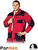 Куртка FORMEN робоча міцна червона Lebber&Hollman Польща (робоча уніформа) LH-FMN-J CBS, фото 2