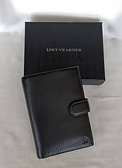 Багатофункціональний чоловічий шкіряний гаманець — портмоне вертикальний