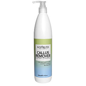 Komilfo Callus Remover «Super Strong Formula» - лужний пілінг для педикюру, 500 мл