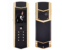 Мобільний телефон H-Mobile V1 (Hope V1) black-gold. Vertu design кнопковий дизайнерський телефон Верту