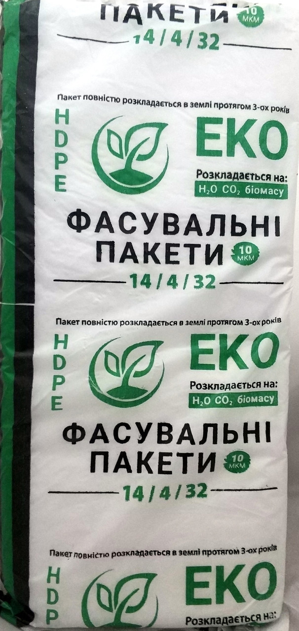 Пакет фасувальний 14*4*32 520г еко