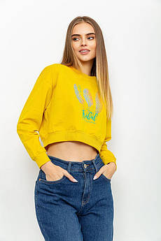 Світшот жіночий жовтий 127065M