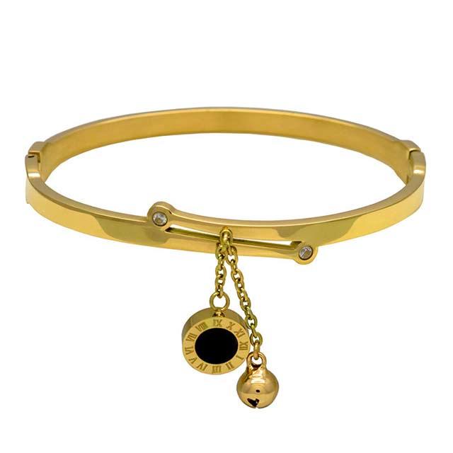 Жіночий браслет - Bvlgari (Золотистий з різнобарвним)