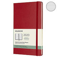 Еженедельник Moleskine Горизонтальный 2020 средний красный DHF212WH3Y20